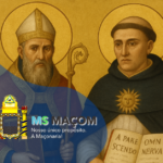 Santo Agostinho e Santo Tomás de Aquino
