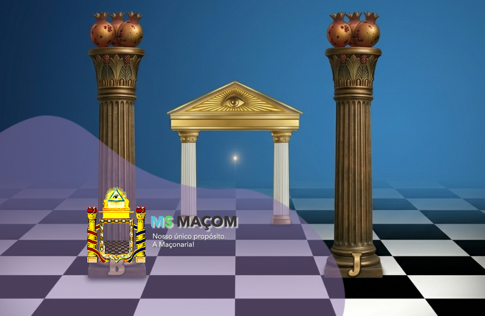 As Colunas (B e J) São Fora ou Dentro do Templo